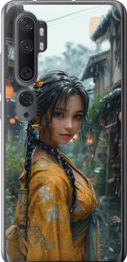 Чехол на Xiaomi Mi Note 10 Anime-girl (6133t-1820-42517)