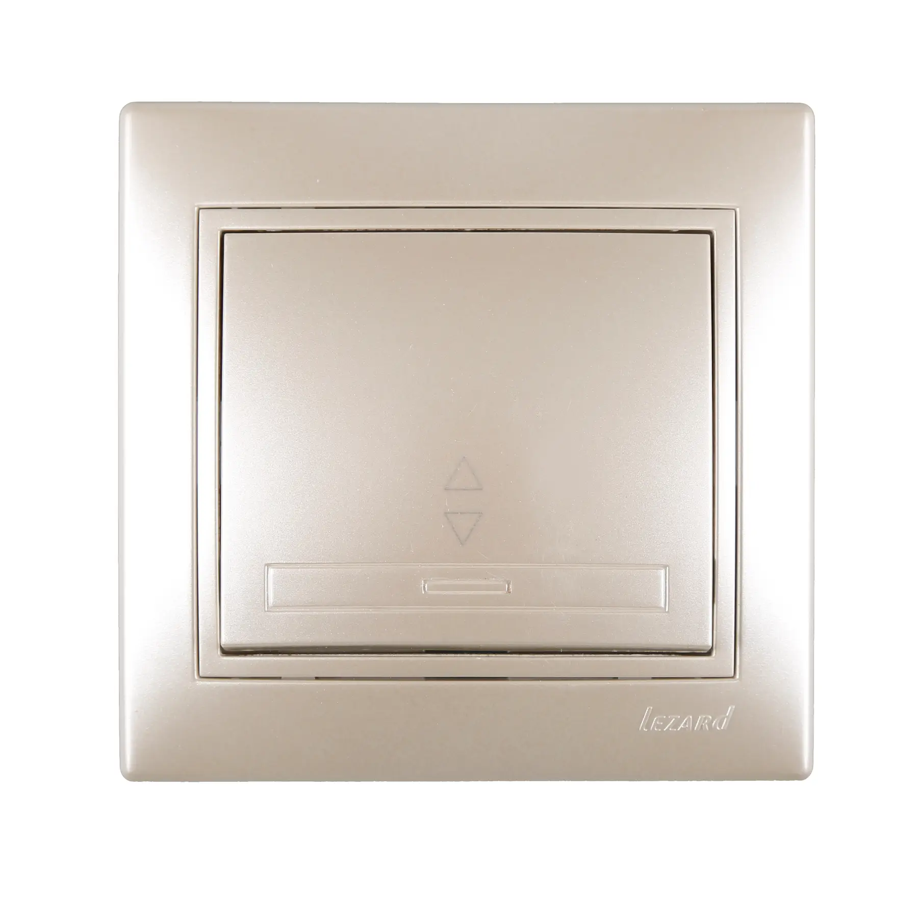 Выключатель Lezard Mira 1-клавишный проходной Белый перламутр