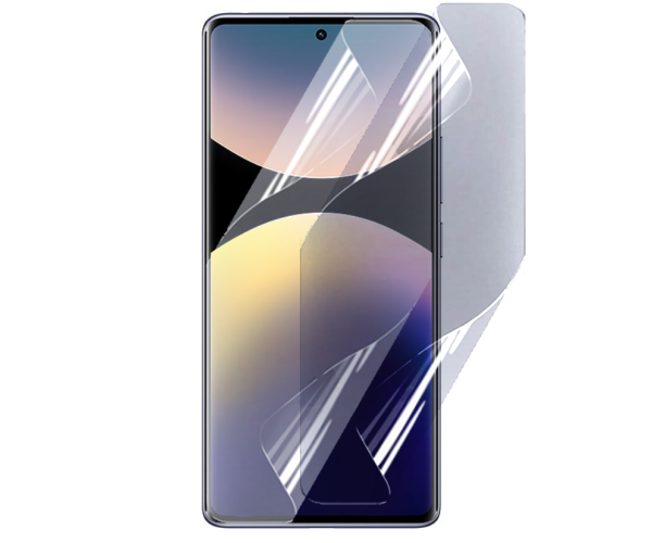 Противоударная гидрогелевая пленка Hydrogel Film для Xiaomi Redmi Note 14 Pro 4g, Transparent
