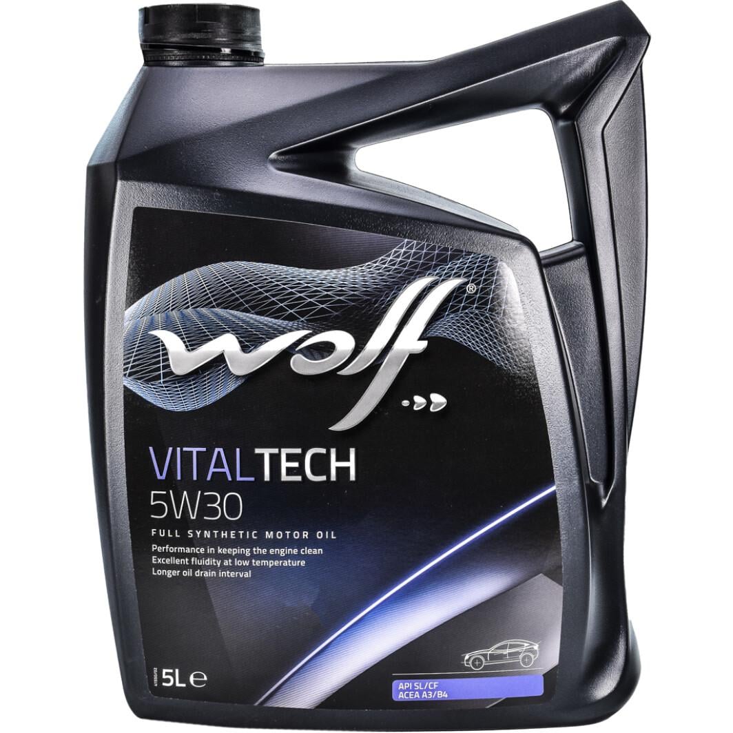 Моторное масло WOLF Vitaltech 5W-30 5 л (8300011)