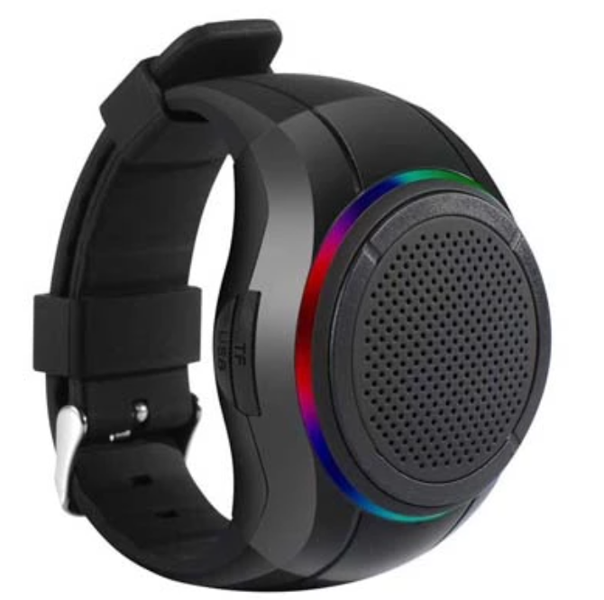 Бездротова Bluetooth колонка-годинник Frewico X10 LED Чорний (SUN0412)
