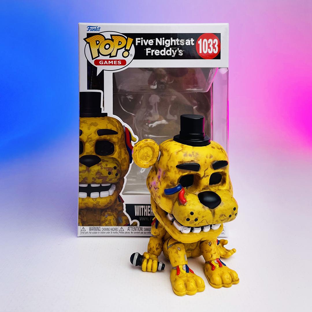 Фігурка Funko POP Five Nights at Freddys Withered Golden Freddy Exclusive (83091)