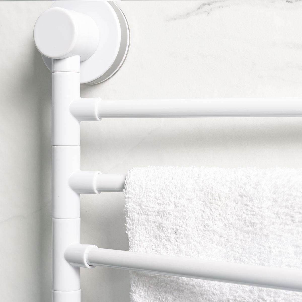 Держатель для полотенец MVM BP-28 white/gray поворотный четверной Белый (211812) - фото 12 Держатель для полотенец MVM BP-28 white/gray поворотный четверной Белый (211812) - фото 12