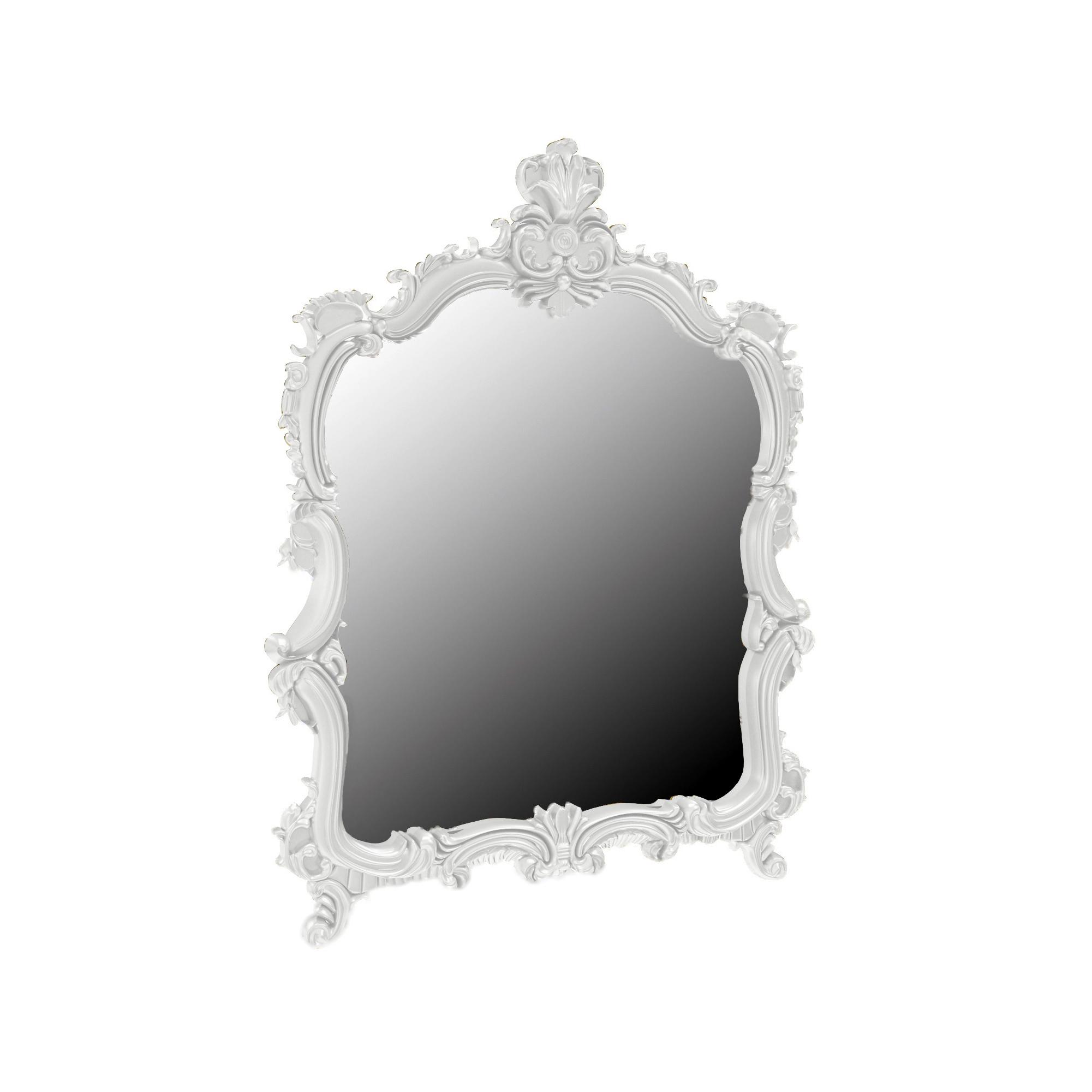 Зеркало с рамой MiroMark Милано ламинированное ДСП Белый глянец (MN-81-WB) Зеркало с рамой MiroMark Милано ламинированное ДСП Белый глянец (MN-81-WB)