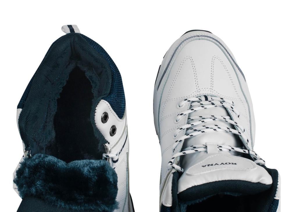 Кросівки чоловічі Royyna 7244001 високі з натуральної шкіри р. 44 Білий (22782) - фото 4 Кросівки чоловічі Royyna 7244001 високі з натуральної шкіри р. 44 Білий (22782) - фото 4