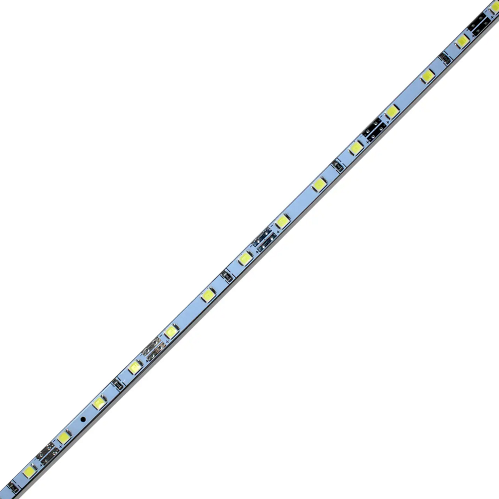 Світлодіодна лінійка SMD2835 72 LED 12В 16Вт IP20 6000K 1000мм (5797)