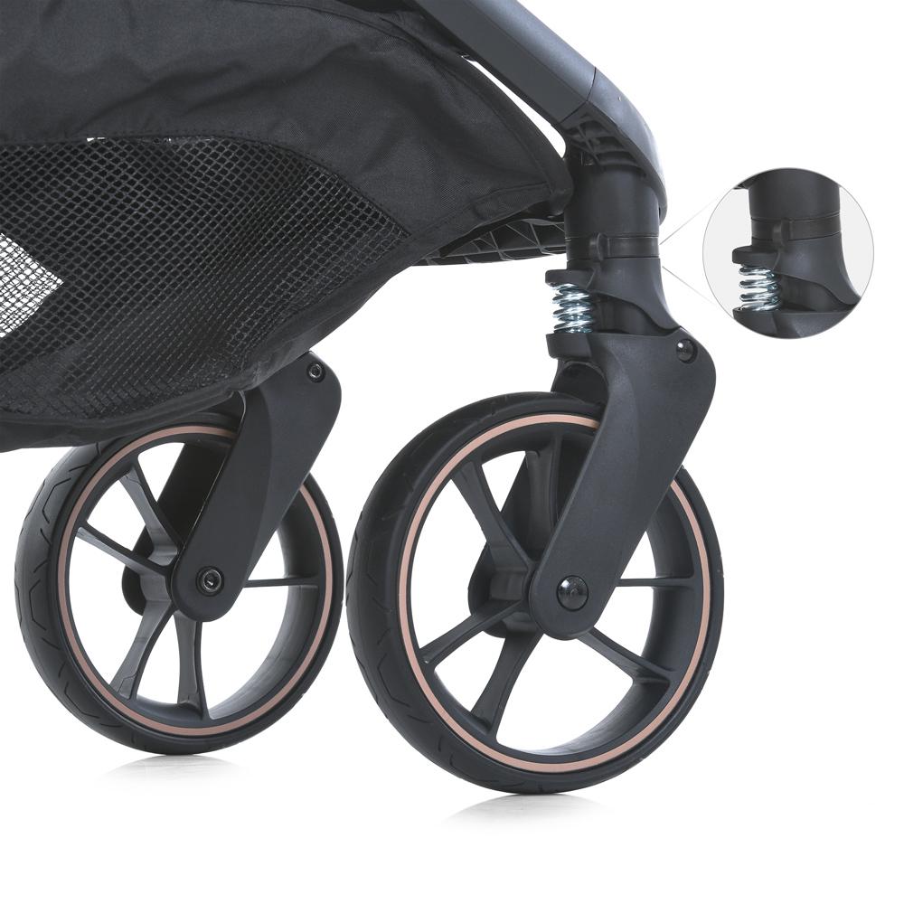 Коляска прогулянкова El Camino ME 1127-G BEYA Leo Black - фото 9