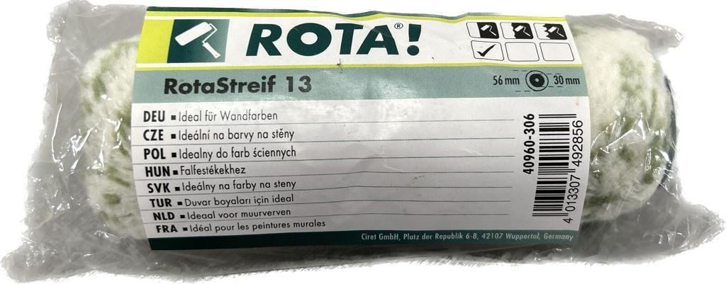Валик малярний RotaStreif 40960-306 13 поліамідний 12 см (2431237963)