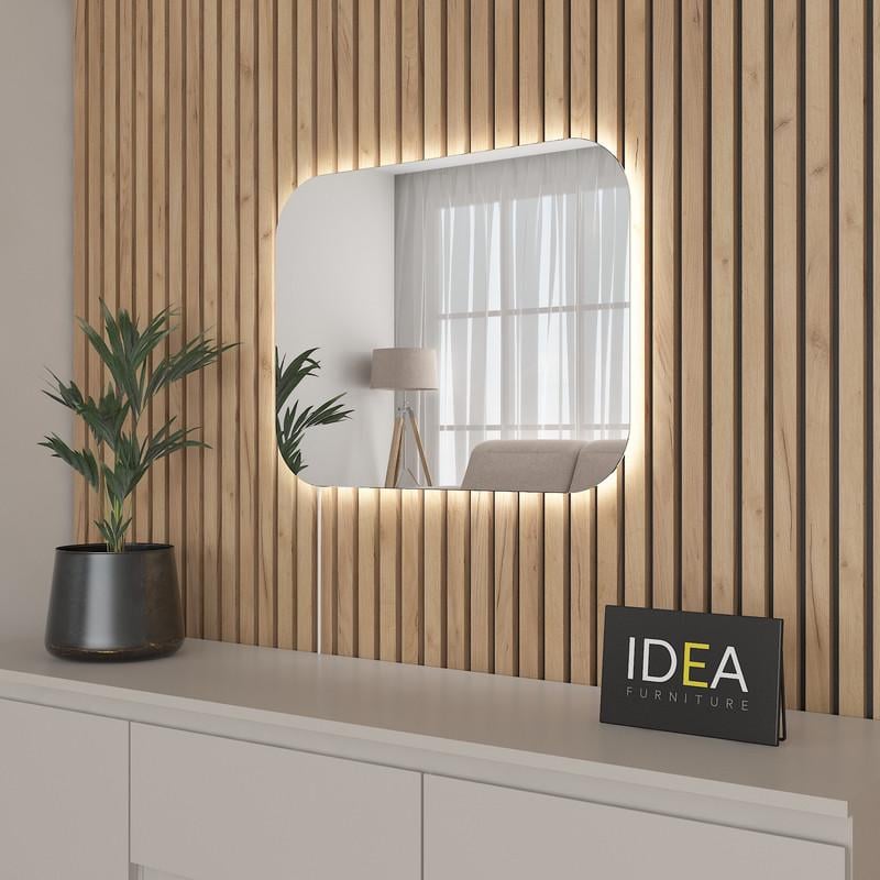 Дзеркало з підствікою овальне IDEA В-28 65x50 см (10021) Дзеркало з підствікою овальне IDEA В-28 65x50 см (10021)