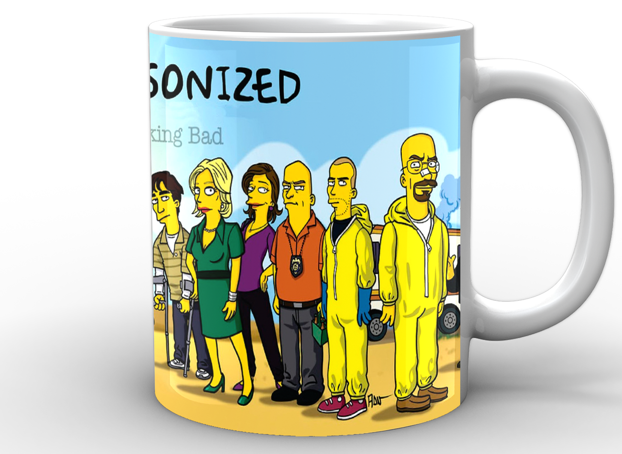 Чашка Gee! Білий Breaking Bad У всі тяжкі сімпсони BB.02.014