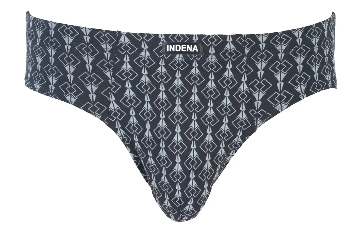 Чоловічі плавки стрейчові Indena 4XL р. 52-54 3 шт. Чорний (39602)