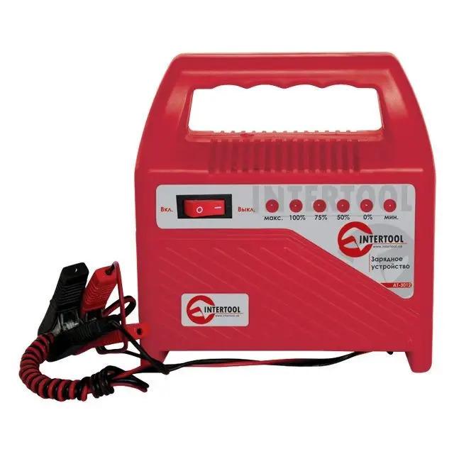 Зарядное устройство автомобильное Intertool AT-3012 для АКБ Красный (3-9-AT-3012)