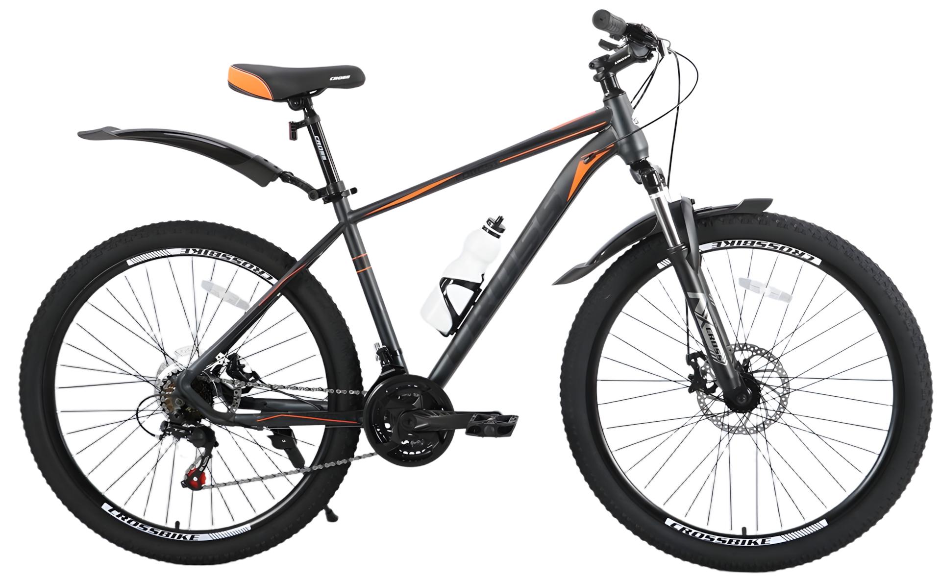 Велосипед Cross Forest 29" 19,5" Сіро-помаранчевий