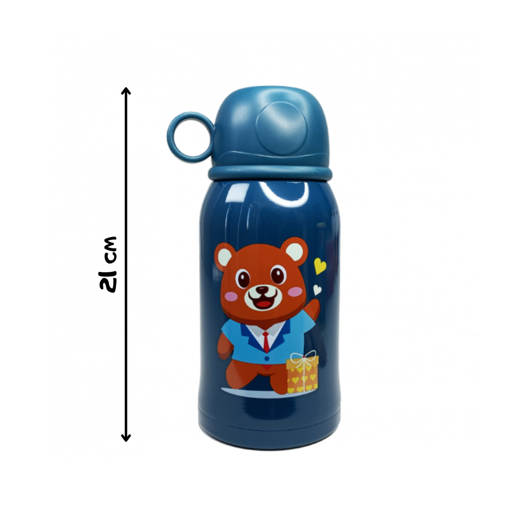 Термос дитячий із трубочкою Ведмідь 500 мл Синій (15348644) - фото 5 Термос дитячий із трубочкою Ведмідь 500 мл Синій (15348644) - фото 5