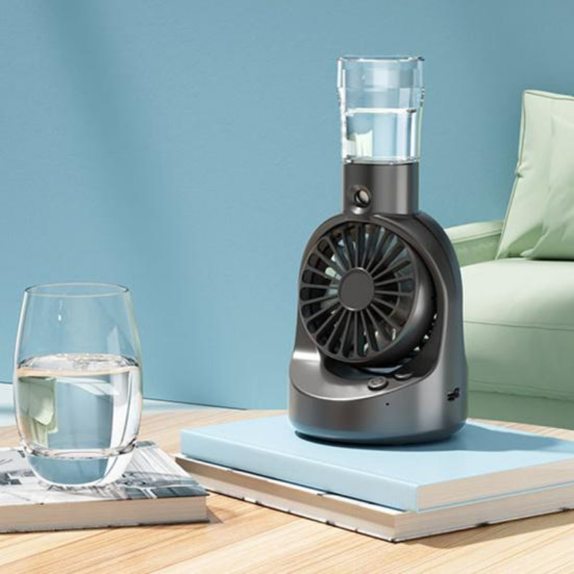 Вентилятор портативный Fan аккумуляторный с водой (F6) - фото 3 Вентилятор портативный Fan аккумуляторный с водой (F6) - фото 3