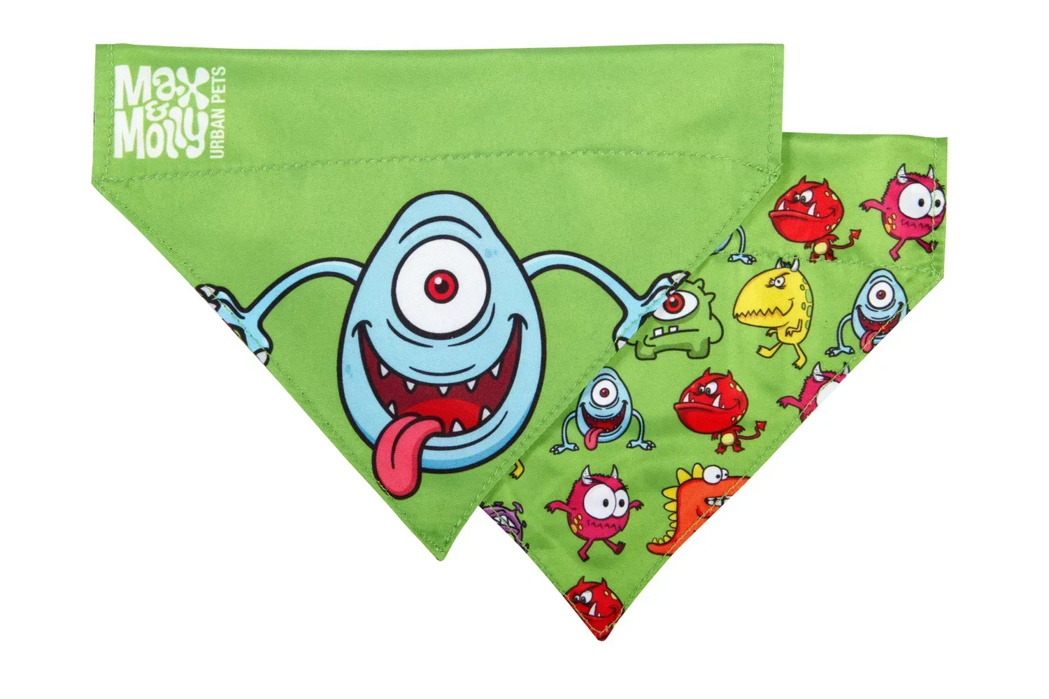 Бандана для собак на ошейник Max&Molly Bandana Little Monster L (27426357) - фото 3 Бандана для собак на ошейник Max&Molly Bandana Little Monster L (27426357) - фото 3