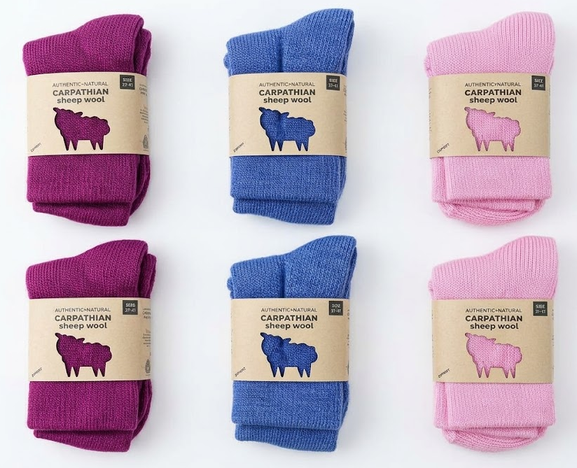 Носки женские Carpathian Sheep Wool шерстяные р. 37-41 6 пар Разноцветный (3230419180)