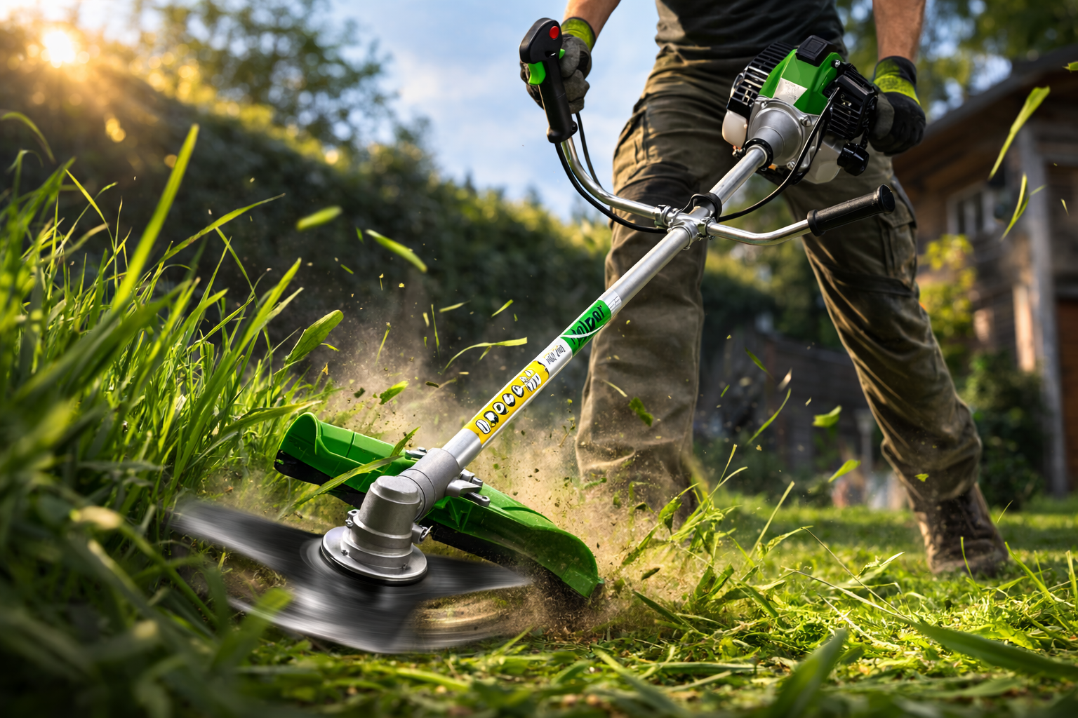 ᐉ Мотокоса бензинова Helper HGT-3500 3500 Вт 1,2 л для бур'янів