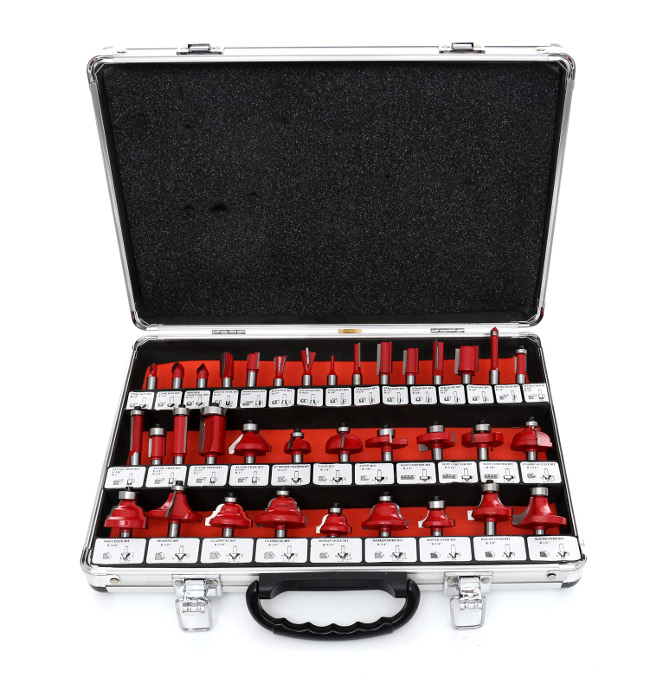 Набор фрез для дерева Kraft&Dele KD10280 35 шт. Набор фрез для дерева Kraft&Dele KD10280 35 шт.