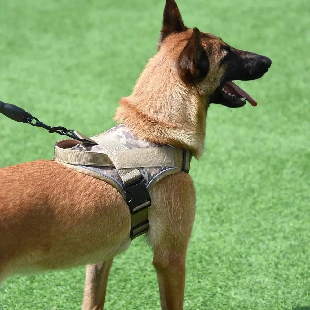 Шлея для собак Hong с ручкой XL 80-115 см Коричневый (2086359892) - фото 6 Шлея для собак Hong с ручкой XL 80-115 см Коричневый (2086359892) - фото 6