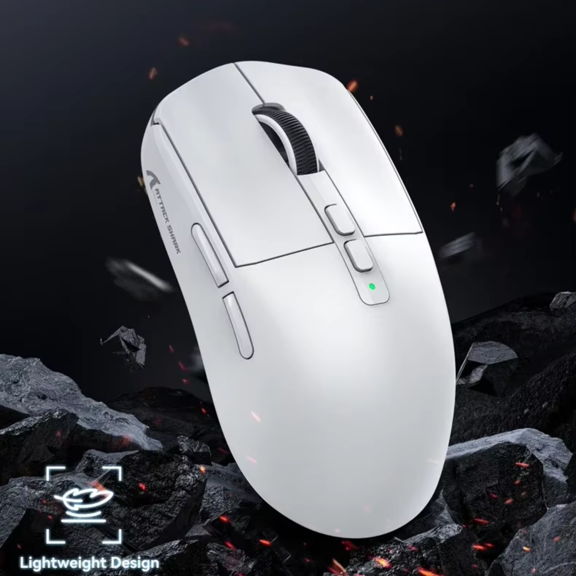 Мишка бездротова ATTACK SHARK X6 White (24392738) - фото 5 Мишка бездротова ATTACK SHARK X6 White (24392738) - фото 5