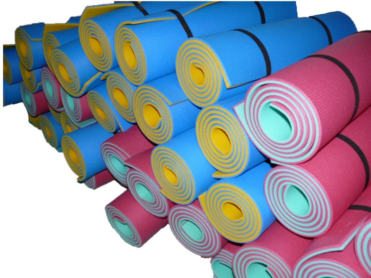 Каремат двошаровий Termoizol двокольоровий товщина 10 мм 60х180 см Червоно-сірий - фото 3 Каремат двошаровий Termoizol двокольоровий товщина 10 мм 60х180 см Червоно-сірий - фото 3