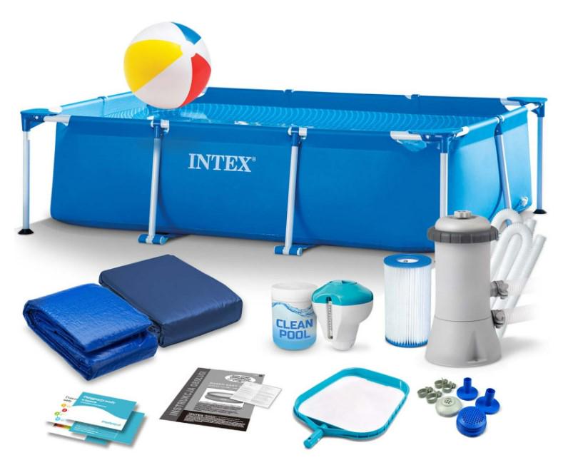 Басейн каркасний прямокутний Intex 28271 260x160x65 см (DM-28271-15w1)