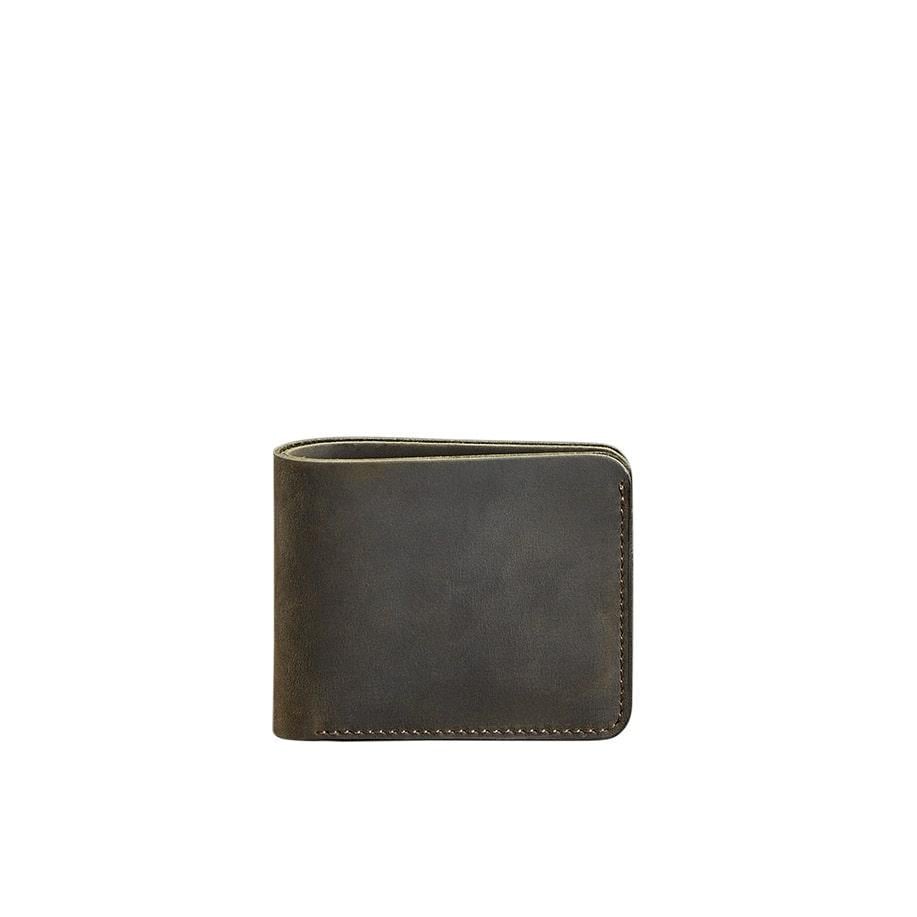 Портмоне мужское кожаное BlankNote 4.1 4 кармана Темно-коричневый (A-026129)