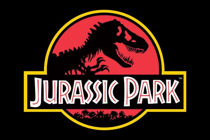 Постер плакат Парк Юрского Периода Классический Логотип/Jurassic Park Classic Logo 61x91,5 см
