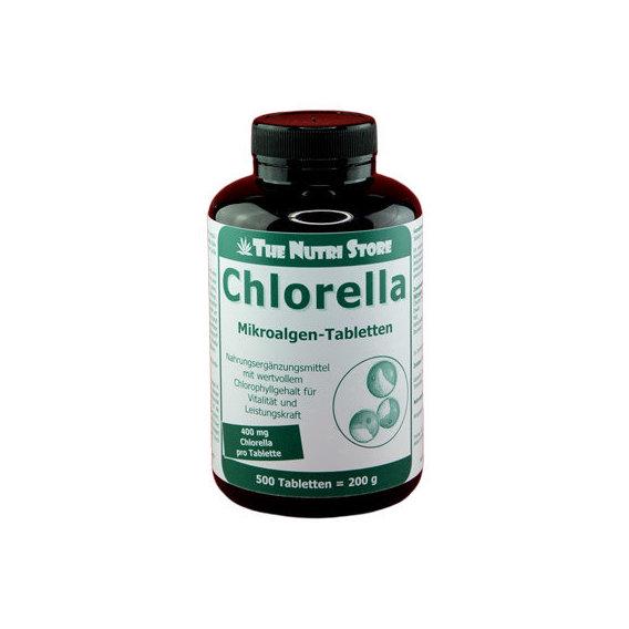 Хлорелла The Nutri Store Chlorella 400 мг 500 Tabs (ФР-00000004)