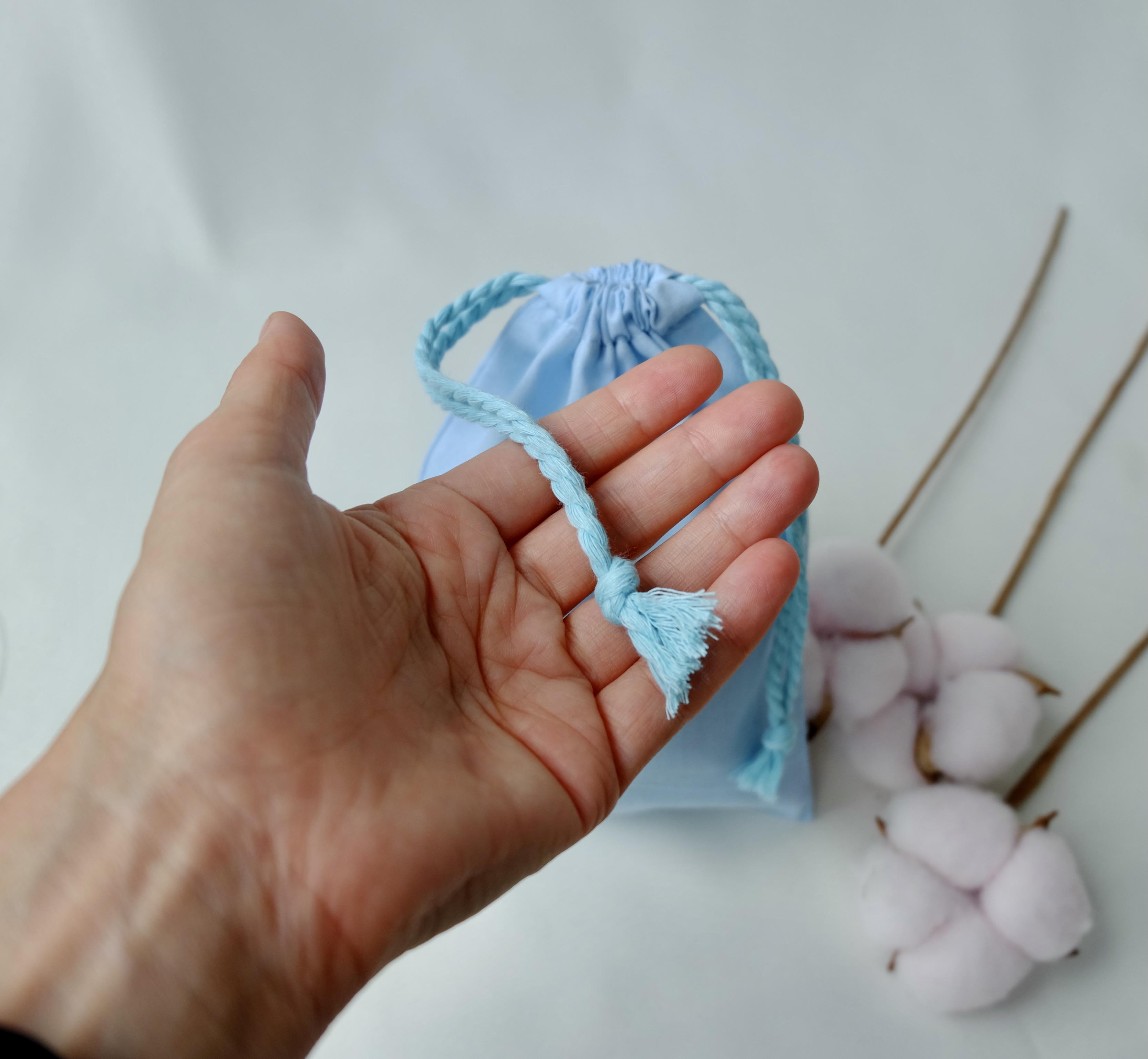 Набір текстильних мішків 20х15 см 4 шт. Різнокольоровий (29186778) - фото 3