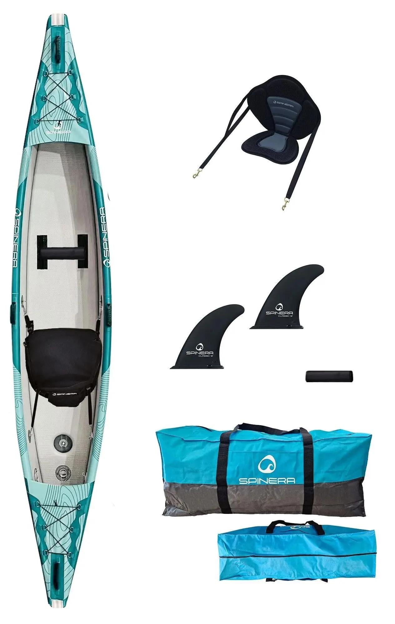 Байдарка Spinera Molveno 380 из ДРОПСТИЧ Drop Stitch Teal/White/Grey (38)