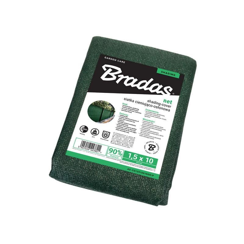 Сітка затіняюча Bradas UV 90% 1,5х10 м Зелений (br-AS-CO13515010GR/P) - фото 4