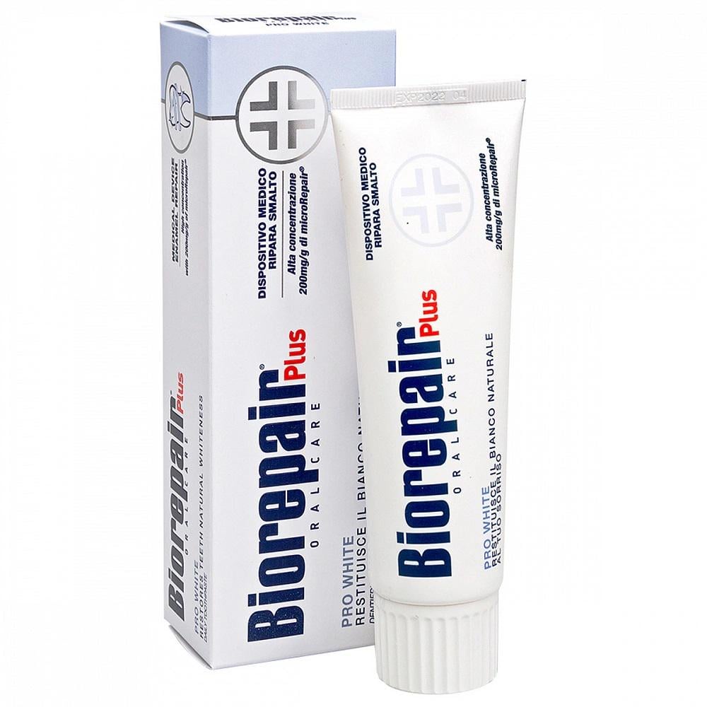 Зубная паста отбеливающая Biorepair Plus Pro White 75 мл