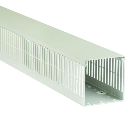 Короб перфорированный ДКС Quadro TD 75x50 мм 2 пог. м перфорация 5 мм шаг 12,5 мм ПВХ Серый (08109)