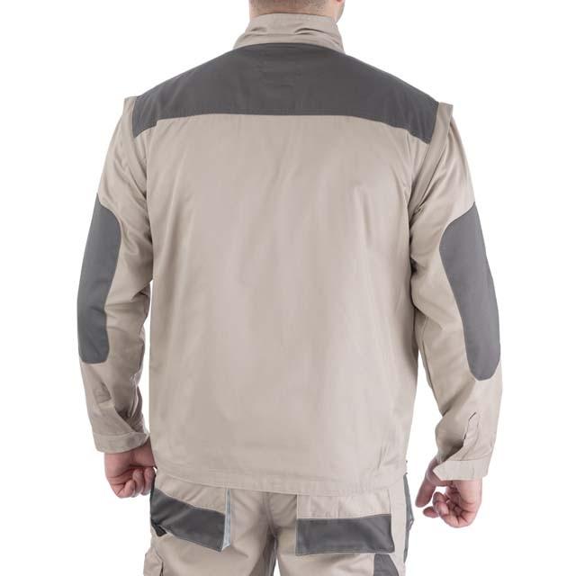 Куртка рабочая Intertool SP-3035 100 % хлопок плотность 180 г/м2 XXL 2в1 Gray/Black (129954) - фото 5