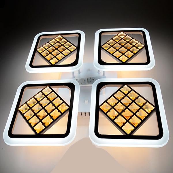 Люстра Свет 218 W LED з пультом Білий