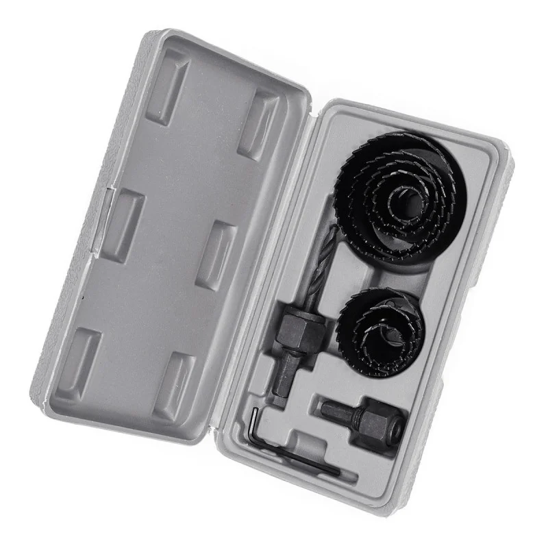 Набор корончатых фрез по дереву и гипсокартону Polax 8 ед. (41-002)