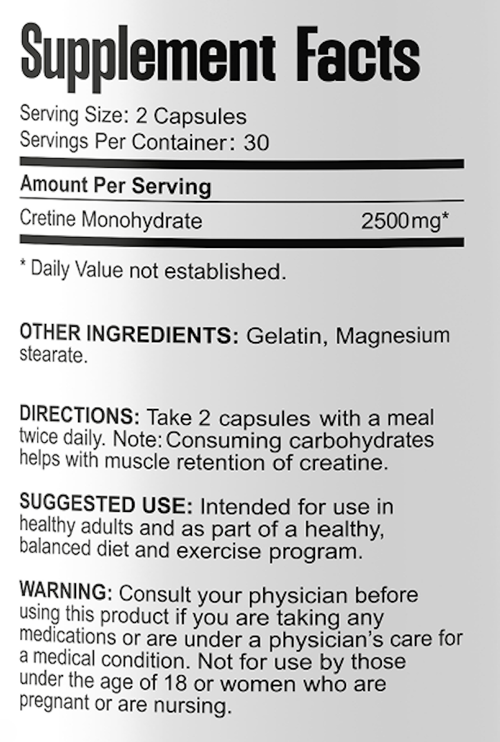 Креатин моногідрат Bel Tono Creatine Monohydrate 2500 мг (0619091912569) - фото 3 Креатин моногідрат Bel Tono Creatine Monohydrate 2500 мг (0619091912569) - фото 3