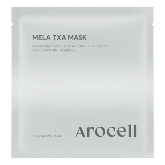 Маска відбілююча гідрогелева Arocell Mela TXA Mask з транексамовою кислотою/глутатіоном та арбутином 43 мл (733777645)