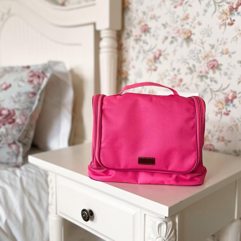 Дорожный несессер для косметики Розовый (C025-pink)