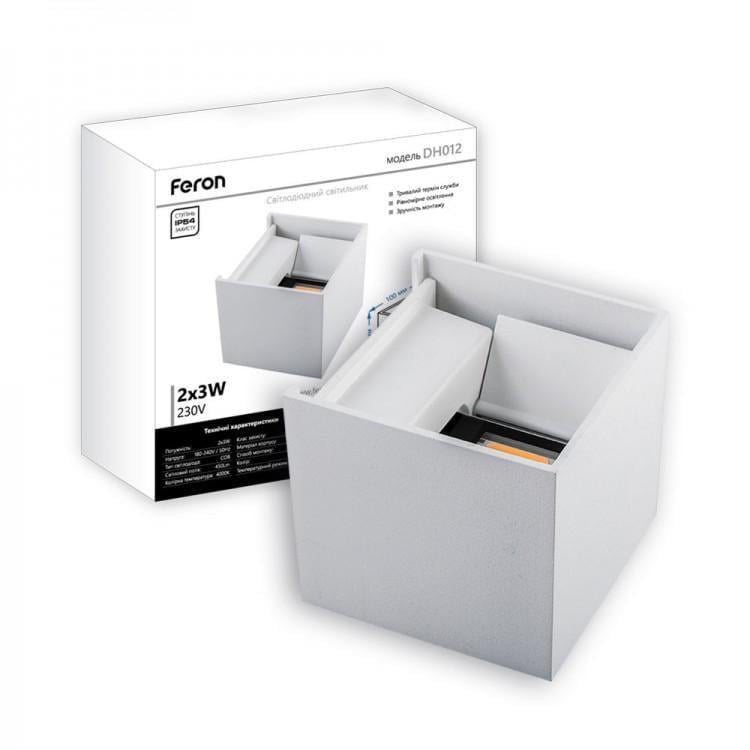Світильник архітектурний Feron DH012 6W 4000К IP54 Білий (6681)