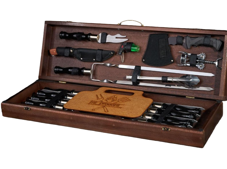 Набір шампурів Профі №1 у кейсі