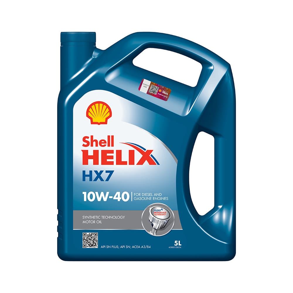 Моторное масло автомобильное SHELL Helix HX7 10W-40 5 л (147387)