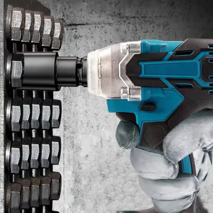 Гайковерт акумуляторний ударний MA-491 з підсвіткою 2-ма знімними акумуляторами 2 Ah 48 V в кейс (MA491) - фото 4 Гайковерт акумуляторний ударний MA-491 з підсвіткою 2-ма знімними акумуляторами 2 Ah 48 V в кейс (MA491) - фото 4