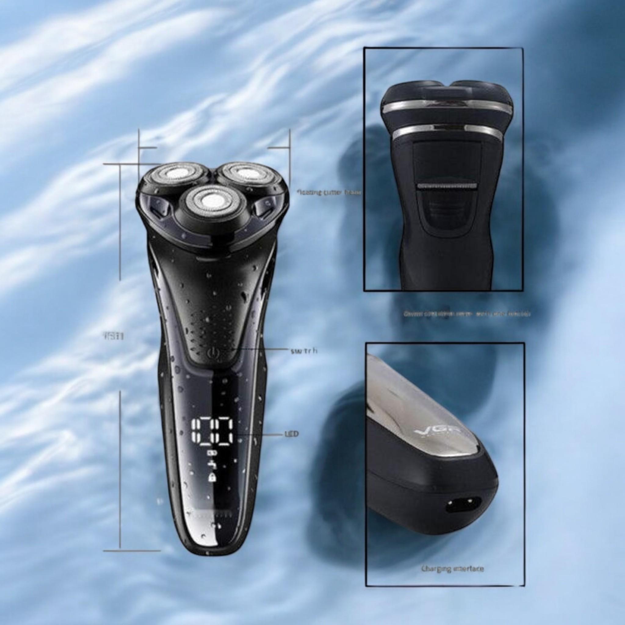 Електробритва VGR V 306 роторна аккумуляторна водонепроникна з плаваючими ножами (Е_VGR/V306) - фото 6 Електробритва VGR V 306 роторна аккумуляторна водонепроникна з плаваючими ножами (Е_VGR/V306) - фото 6