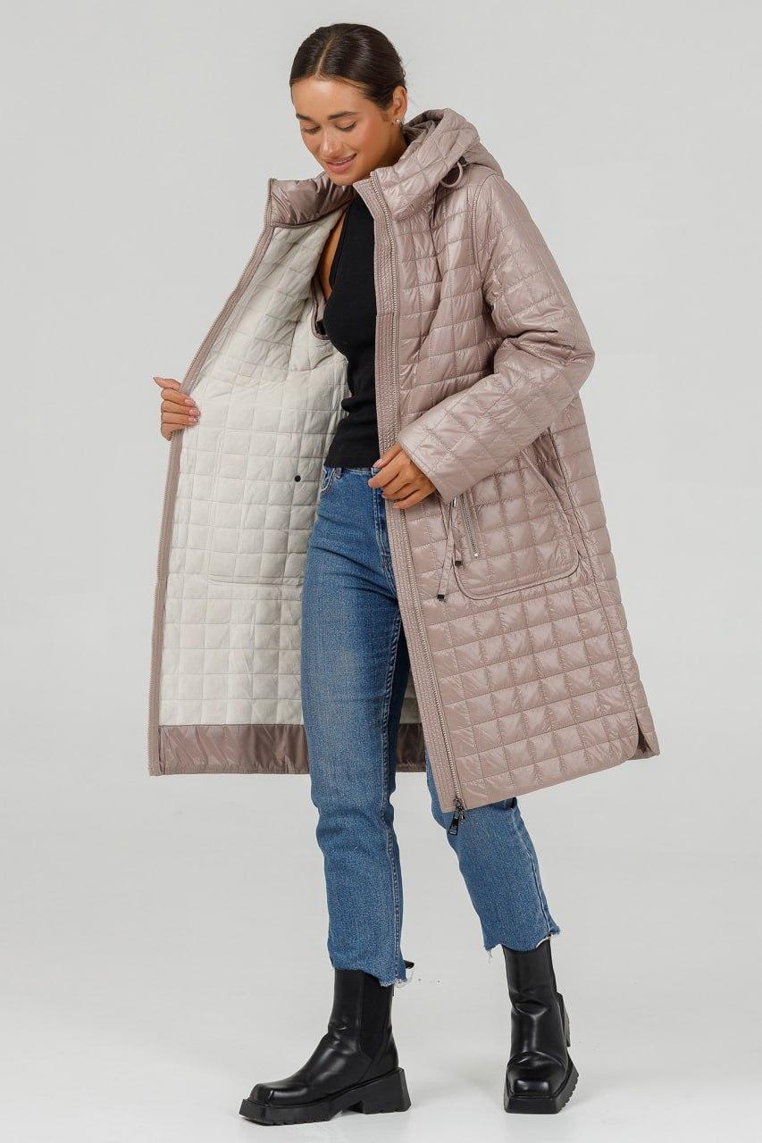 Плащ на флисе демисезонный р. 48 Бежевый (108d\48)