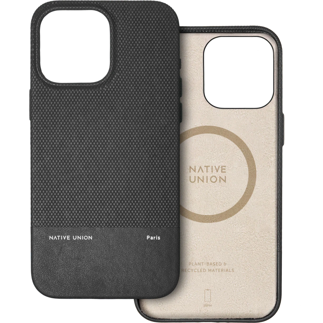 Чехол накладка Native Union (RE) Classic Case for iPhone 15 Pro, Black (RECLA-BLK-NP23P) - фото 1