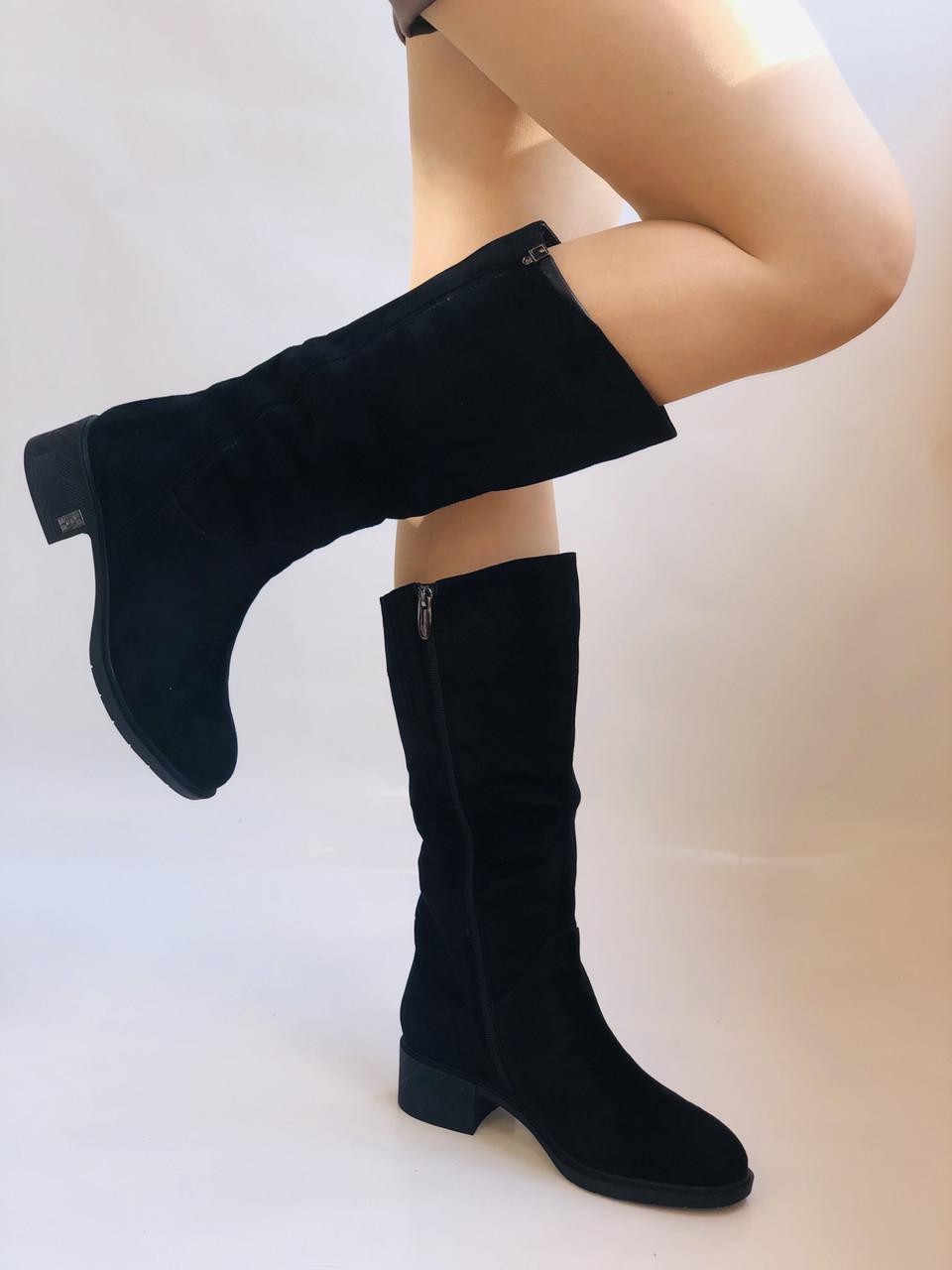 Сапоги женские зимние Polann р. 38 24,5 см Черный (2311)