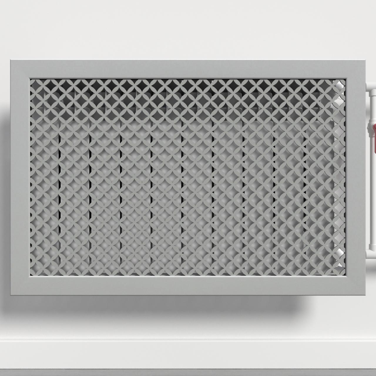 Решетка-экран на батарею SMARTWOOD 600 мм Серый Бетон (R20412109)